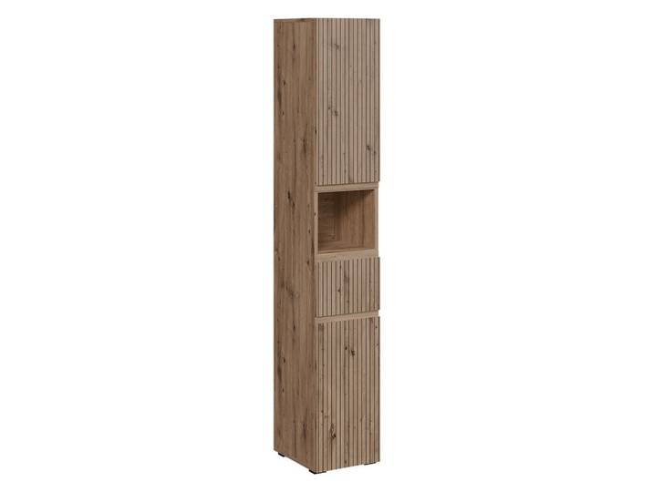 Vicco Hochschrank Takumi Artisan 30 x 181 cm mit 2 Türen, Eiche Artisan, Holzwerkstoff, Rechteckig, 30x181x35 cm, Badezimmer, Badezimmerschränke, Hochschränke