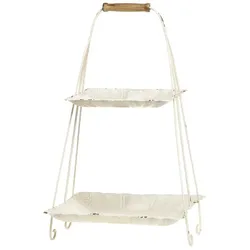 Chic Antique Etagere mit Henkel, 54x31x31 cm