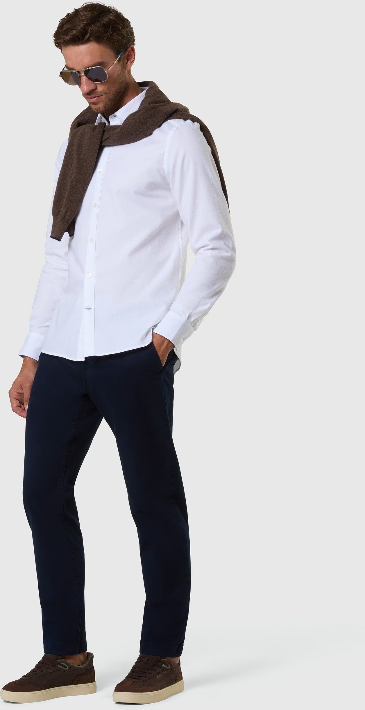 North Sails Hemd mit verdecktem Button-Down-Kragen White XL