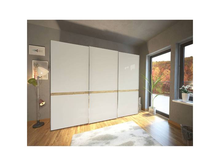 Armoire portes coulissantes Barcelona I 250 x 217cm Marron