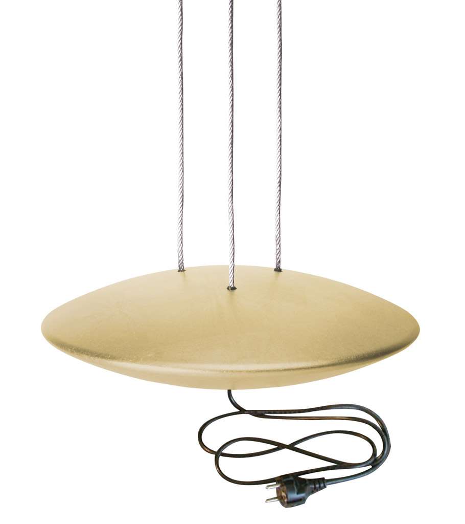 Oligo Bel-Air Pendelleuchte mit Metalldisken (Komplettset mit Bodentransformator... Komplettset mit Bodentransformator | Blattgold 52-915-94-10