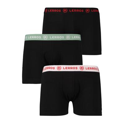 Boxershorts LERROS "Boxershorts 3er Pack Mixed Colours", Herren, Gr. XXL, mix pack 290, 290, 290, 95% Baumwolle, 5% Elasthan, Unterhosen, Unterhosen, Mehrfarbig, Unterwäsche, 3 Stück, Baumwoll-Elasthan-Mix