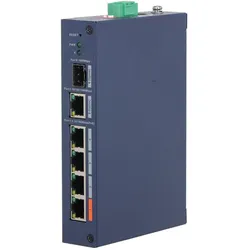 Dahua Switch Technology SWITCH PRZEMYSŁOWY POE CHS4106-4ET-60 6-PORTOWY, 4 PoE SFP (6 Ports), Netzwerk Switch, Blau