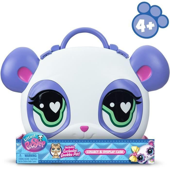 Bandai Littlest Pet Shop Petshop-Box opbergkoffer met 1 zeldzaam huisdier