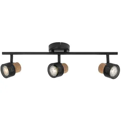 OSRAM Nachhaltiger LED Deckenstrahler Cork 3er Strahler Schwarz