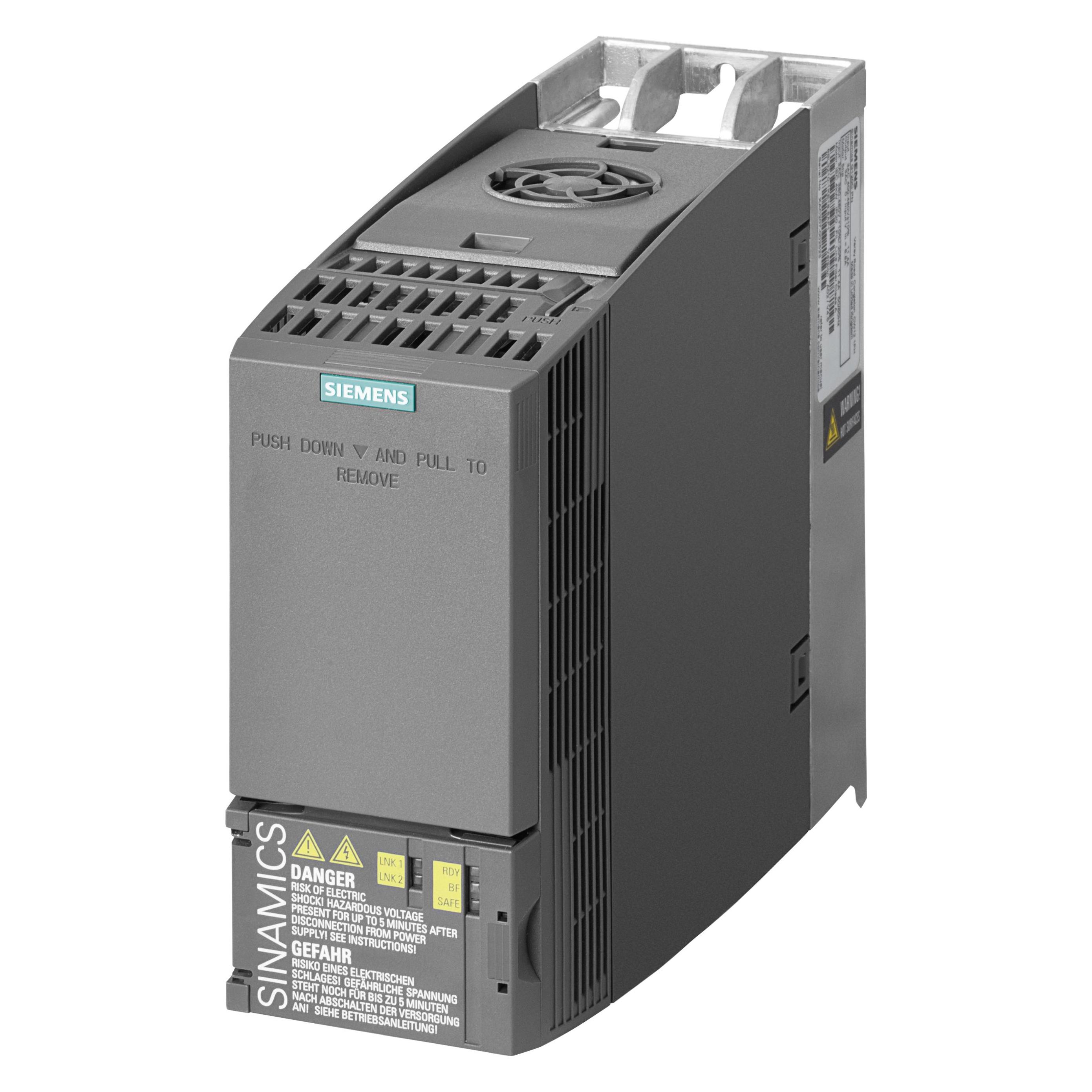 Siemens Inverter Drive, AC, 4.0kW, 480V (6SL3210-1KE18-8UF1)