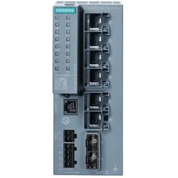 Siemens 6GK5206-2GS00-2AC2 SCALANCE (8 Ports), Netzwerk Switch, Grau