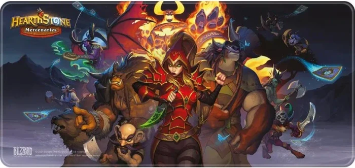 Hearthstone - Mercenaries - Maus- und Tastaturpad