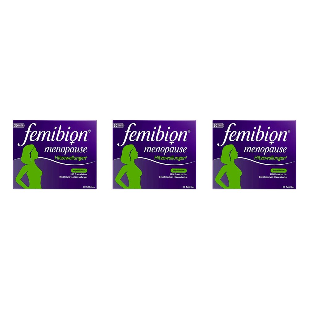 WICK Pharma - Zweigniederlassung der Procter & Gam Femibion Menopause Hitzewallungen Tabletten 08104399