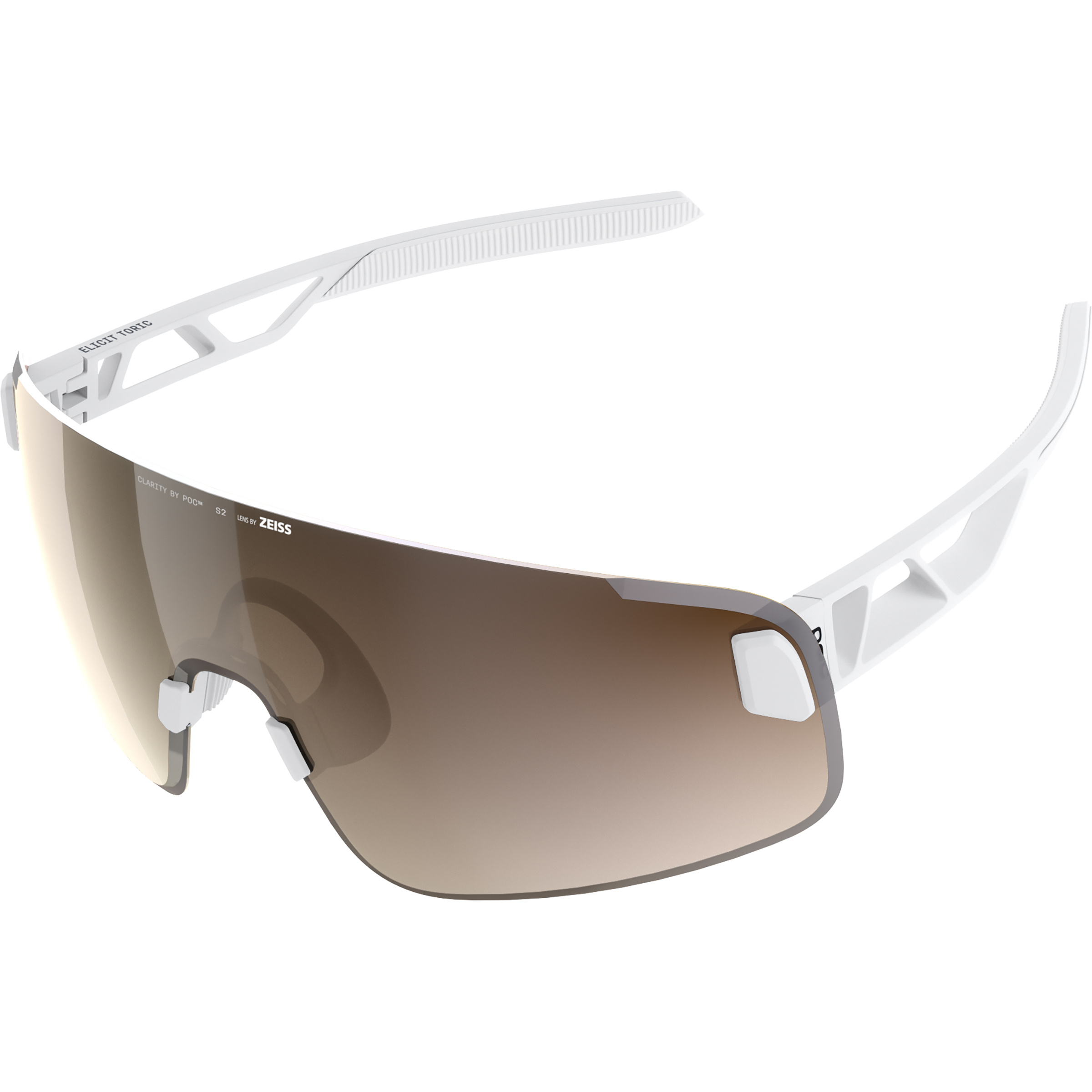 POC Elicit Toric + Sportbrille Sportbrillen & Sportsonnenbrillen weiss Rennrad