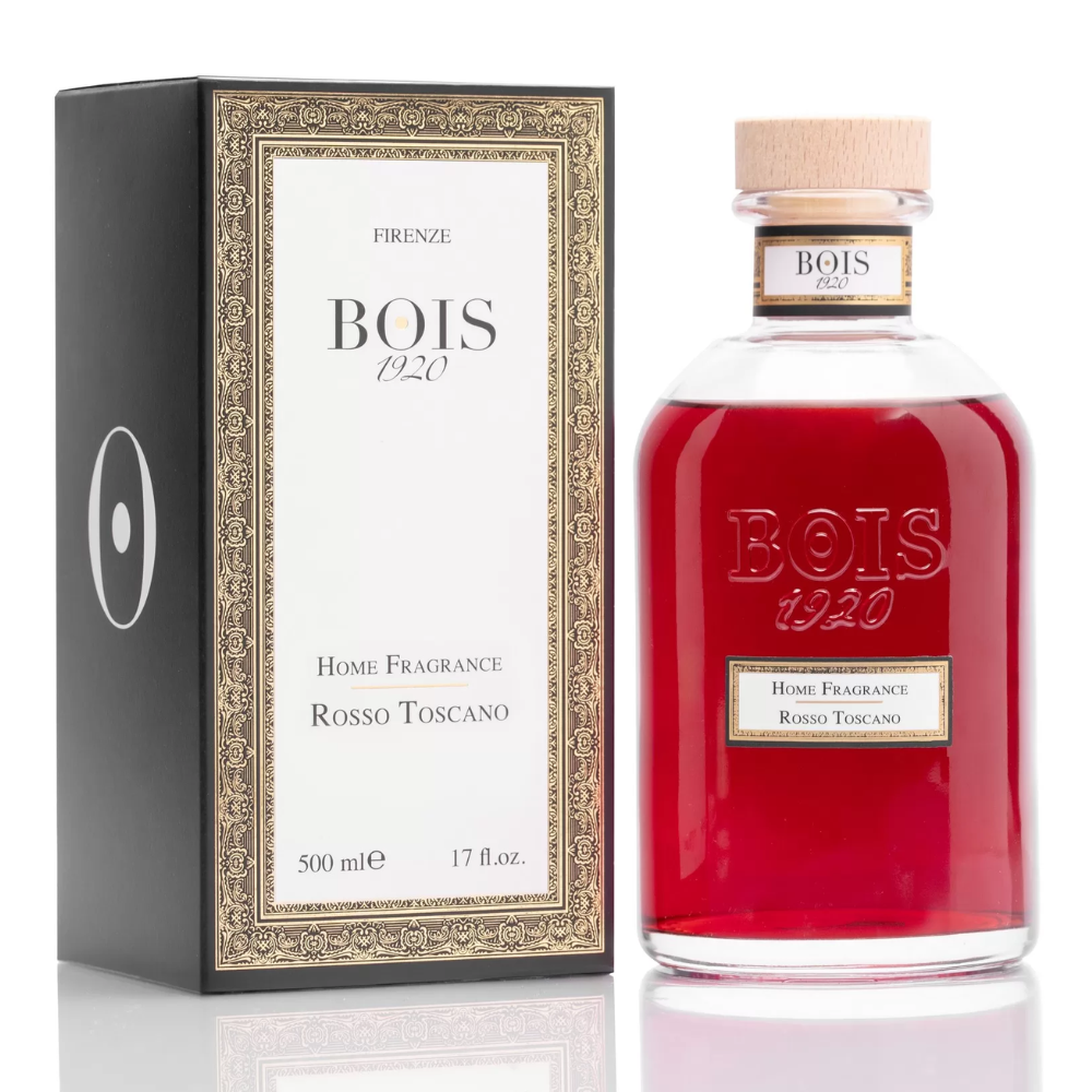 Bois 1920 ! Rosso Toscano Home Fragrance Diffuser with Sticks 500mL