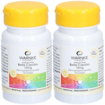 Beta Carotin Kapseln 15 mg natürlich 2x 2x100 St