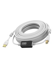Vision Techconnect 10m White USB+cable Kabel Digital/Daten 10 m (TC 10MUSB+/2)