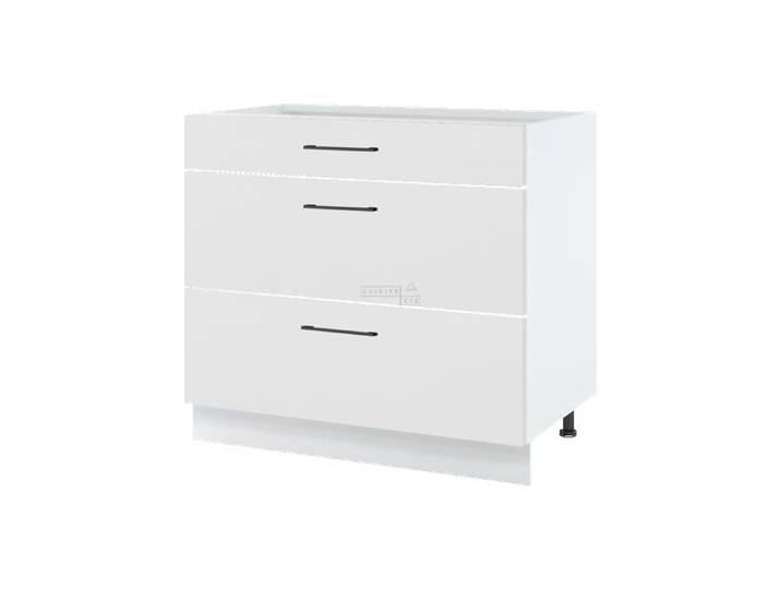 Casserolier Lovia Blanc Mat L 90 cm - Cuisineandcie