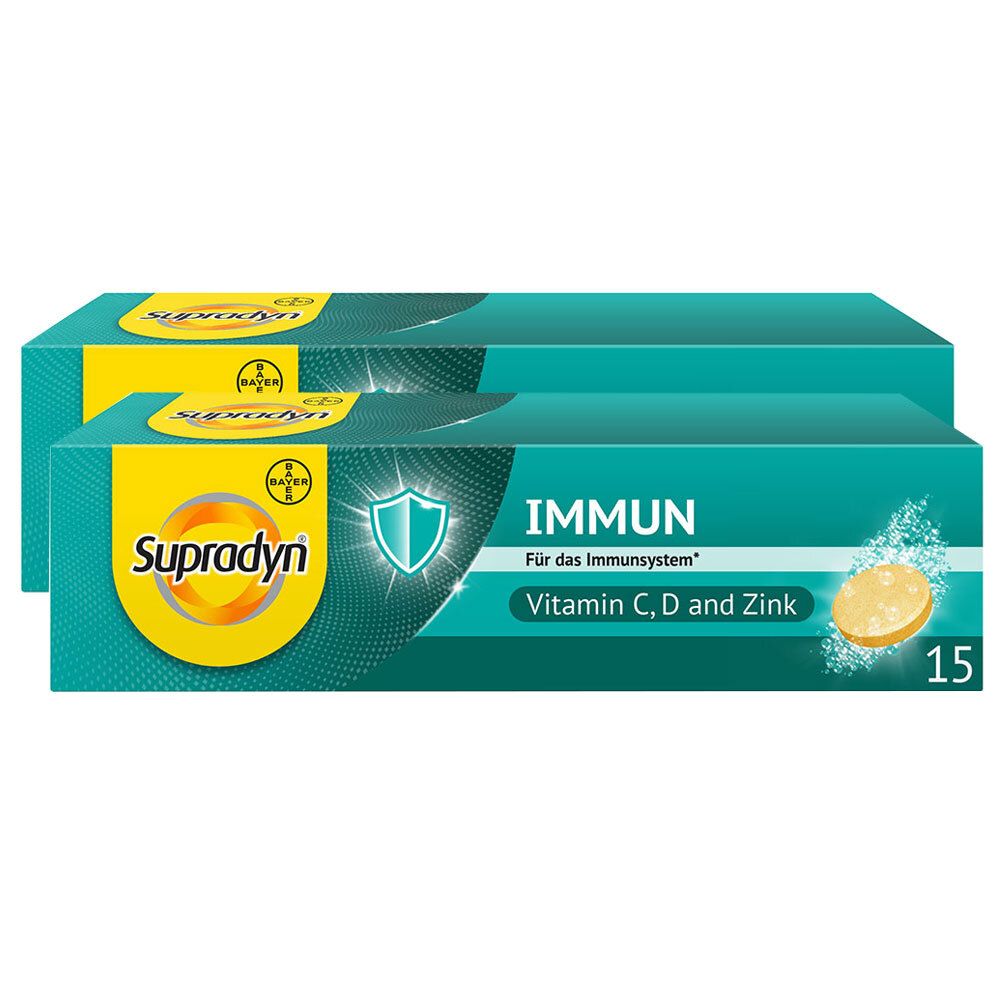 2x Supradyn Immun 15 Brause 2x15 St Brausetabletten