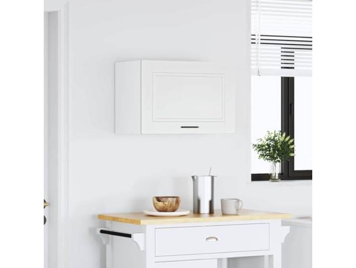 KTHLBRH Küchenschrank Porto weiß 60 x 31 x 40 cm Spanplatte Wandmontage, Kapazität 70 kg, praktische Türen, einfache Reinigung