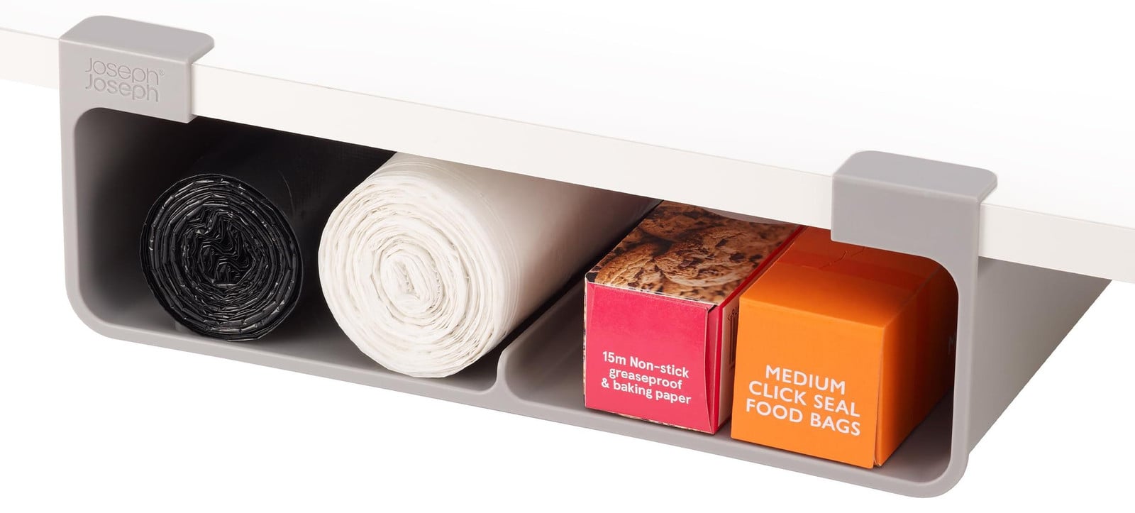 Joseph Joseph CupboardStore L Onderkastorganizer voor folie, grijs