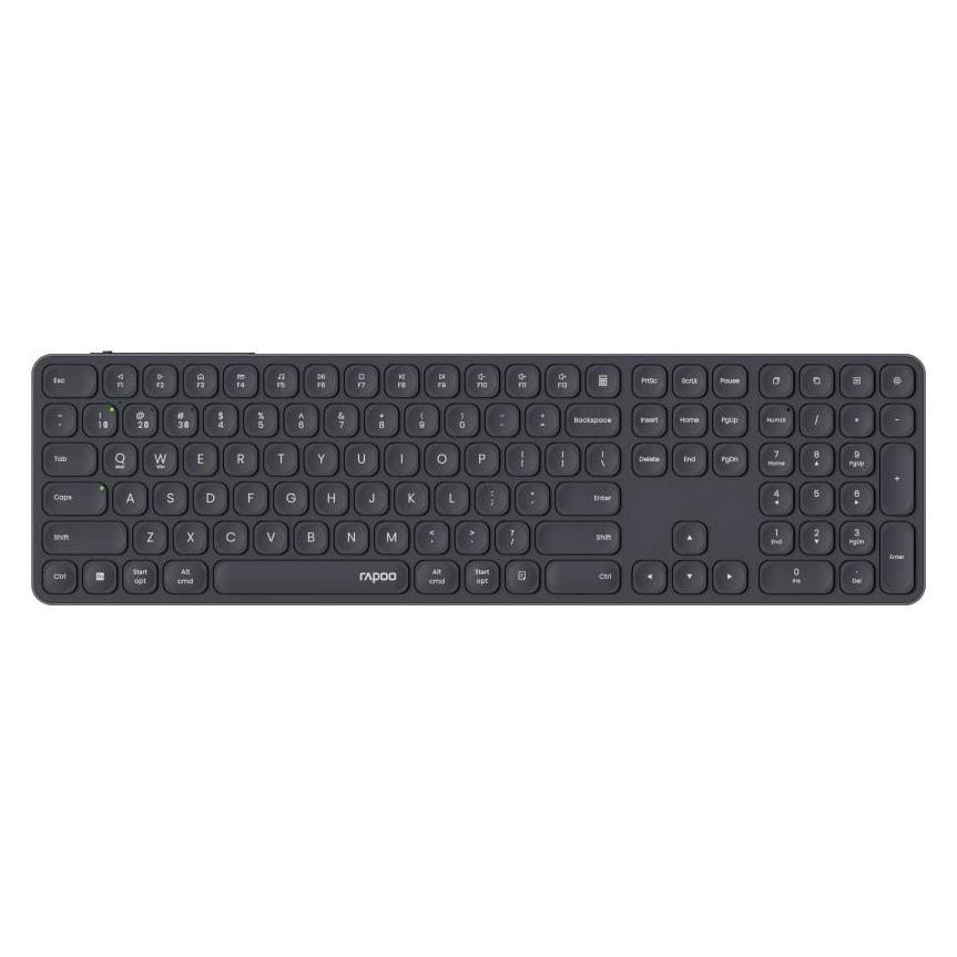 Rapoo E9810M Dunkelgrau Kabelloses Multimodus Deskset (DE, Kabellos) (12664)