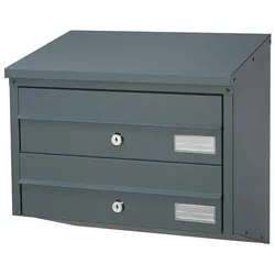 SafePost, Briefkasten, Briefkastenanlage 2-Fach BDL912 Anthrazit
