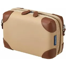 Bookchair, Etui, Carchette Carry Pouch (Beige) - Federmäppchen - Kosmetiktasche - Travel Pouch by KING JIM