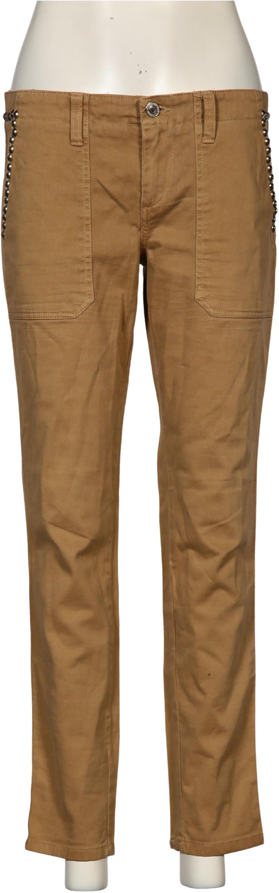 Guess Damen Stoffhose, Braun, Gr. W27, Baumwolle / Elasthan - Second Hand