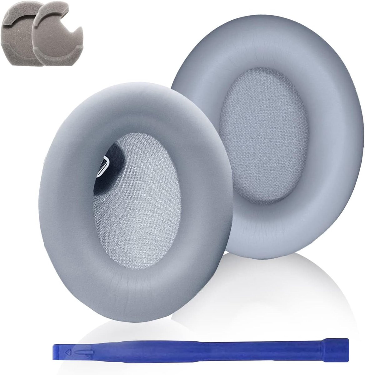 Reserve oorkussens compatibel met Sony WH-1000XM4 draadloze hoofdtelefoon, grijs