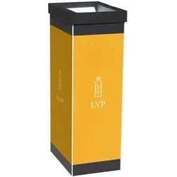 Paperflow Mülltrennsystem für Leichtverpackungen 60 L schwarz