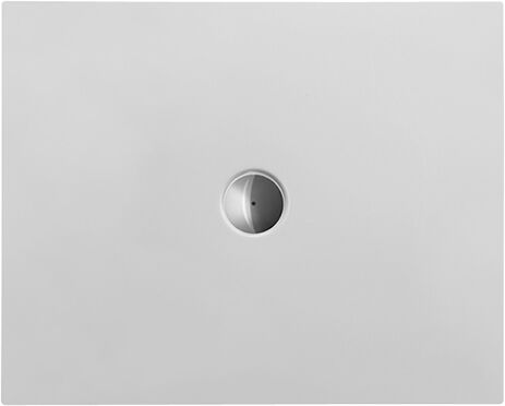Duravit douche rectangulaire D-Code 100x80x3.5cm, blanc, ras du sol, antidérapant