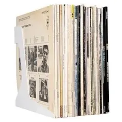 Audio Anatomy Vinyl record stand white (Platten), CD- & Schallplatten Aufbewahrung, Weiss