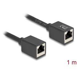 DELOCK Verlängerungsk. Kupplung RJ45 BU/RJ45 BU S/FTP 1m