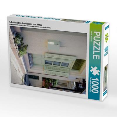 CALVENDO Puzzle Kräuterduft in den Gassen von Kritsa | 1000 Teile Lege-Größe 64 × 48 cm Foto-Puzzle für glückliche Stunden