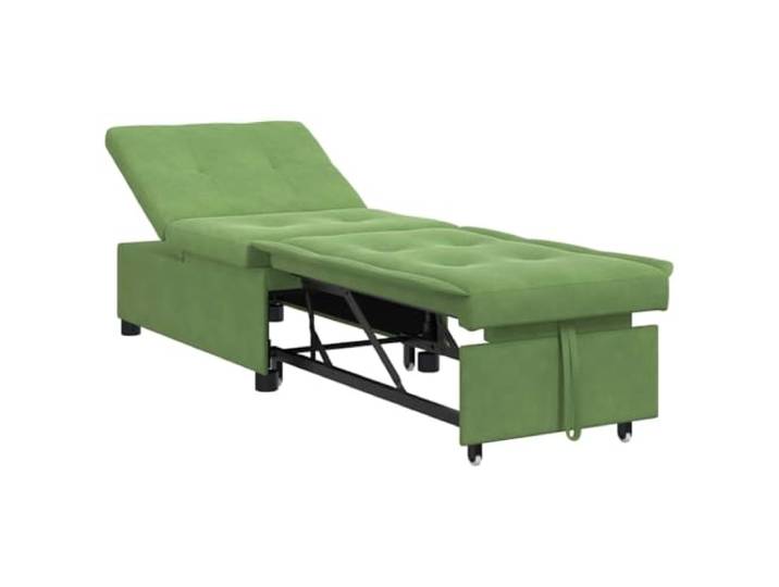 Makastle SchlafSofa Couch Hellgrün 194 x 67 x 82 cm Samt