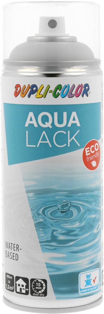 european aerosols DUPLI-COLOR AQUA Grundierung hellgrau glanz, 350 ml