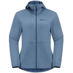 JACK WOLFSKIN Damen Jacke FELDBERG HOODY W, Größe M in Blau Blau