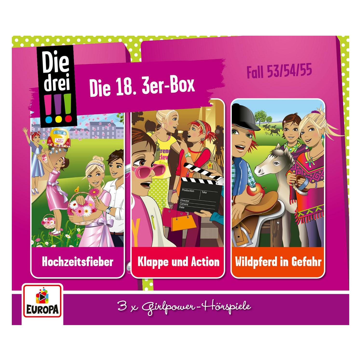 United Soft Media Die drei!!!, 3er Box. Box.18, 3 Audio-CD (Deutsch) (75987532)