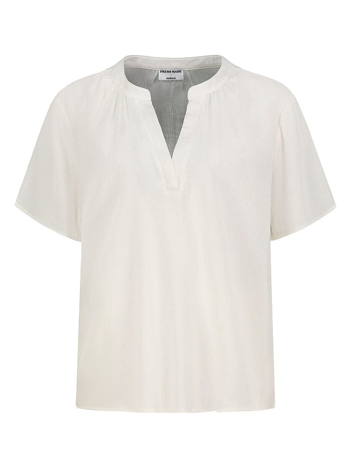 Fresh Made Bluse in Weiß - L