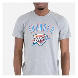 New Era, Herren, Sportshirt, T-Shirt Oklahoma City Thunder NBA (XS), Grau