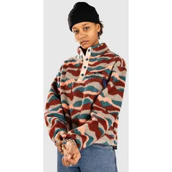 Blue Tomato Mountainscape Fleece Pullover peach waves Gr. XS