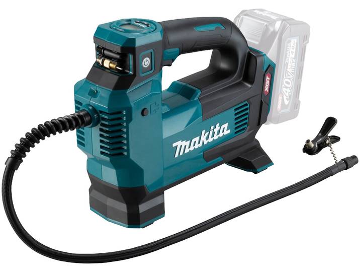 Kompressor MAKITA MP001GZ , blau (weiß, neutral), Kompressoren, Kompressor, 40 V, ohne Akku und Ladegerät