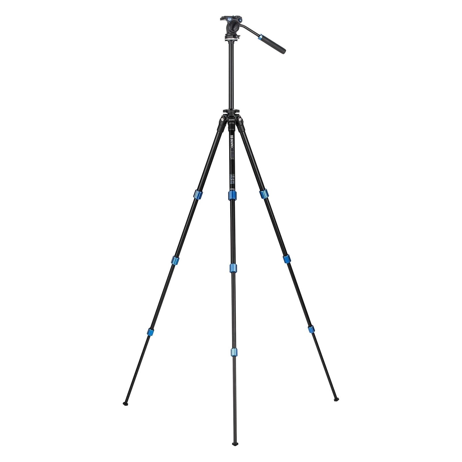 Benro TSL08AS2CSH Slim Videostativ Kit (Metall) (TSL08AS2CSH)