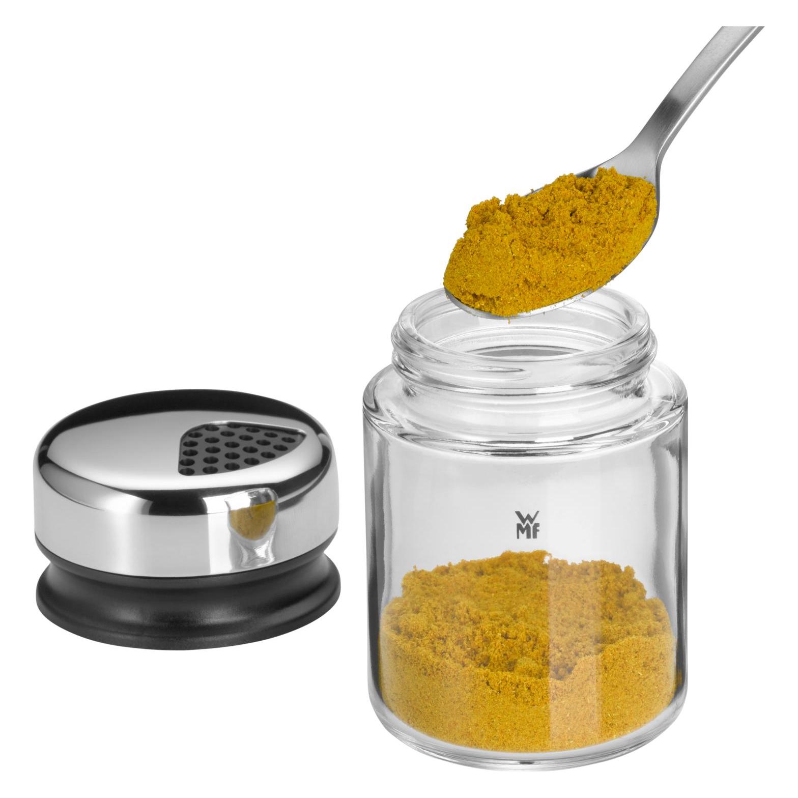 WMF Universalstreuer 100ml mit Aromadeckel Gewürzglas grobes Streubild Glas Depot (Diverse Gewürze) (06.6152.6040)
