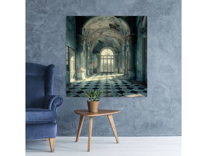 Acrylglasbild QUEENCE Lost Places , beige (farbe bild(er): beige), B:30cm H:30cm T:0,4cm, Acrylglas, Bilder, Acrylglasbild, Fine Art-Print in Galeriequalität