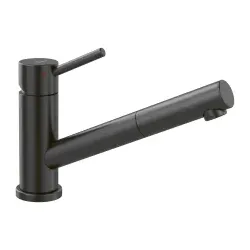 92521105 Como Shower Niederdruck Anthracite Küchenarmatur Schlauchbrause 5Jahre Garantie