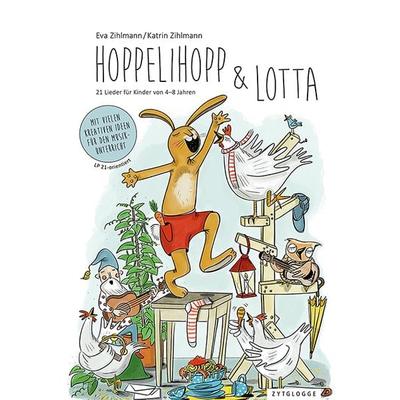 Hoppelihopp und Lotta (Buch), Set von Eva Zihlmann,Katrin Zihlmann, Zytglogge, 978-3-7296-5095-4