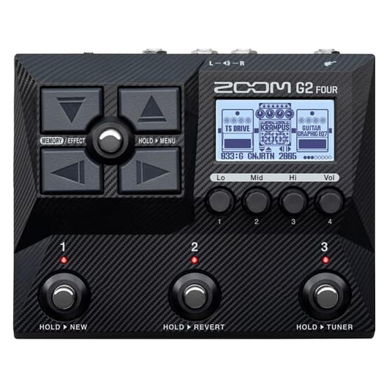Zoom G2 FOUR Guitar Multi-Effects Pedal (Gitarre) (G2 FOUR/230EU)