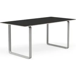 Muuto Tisch 170 x 85 cm schwarz graue Beine