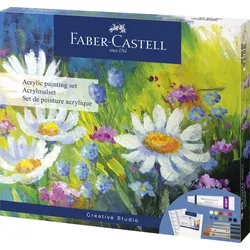 FABER-CASTELL Acrylfarben-Set Acryl, farbsortiert