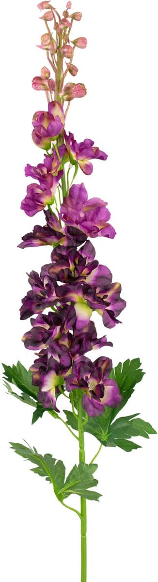 Easyplants Kunstbloem Delphinium Paars 79 cm Zijde