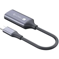 Techly I-USB-VIDEO-C4K, Video Adapter, Silber