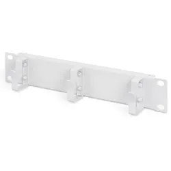 DIGITUS "254 mm (10"") 1HE Kabelrangierpanel 3x Kabelringe, 44x254x50 mm, grau ( RAL 7035)"